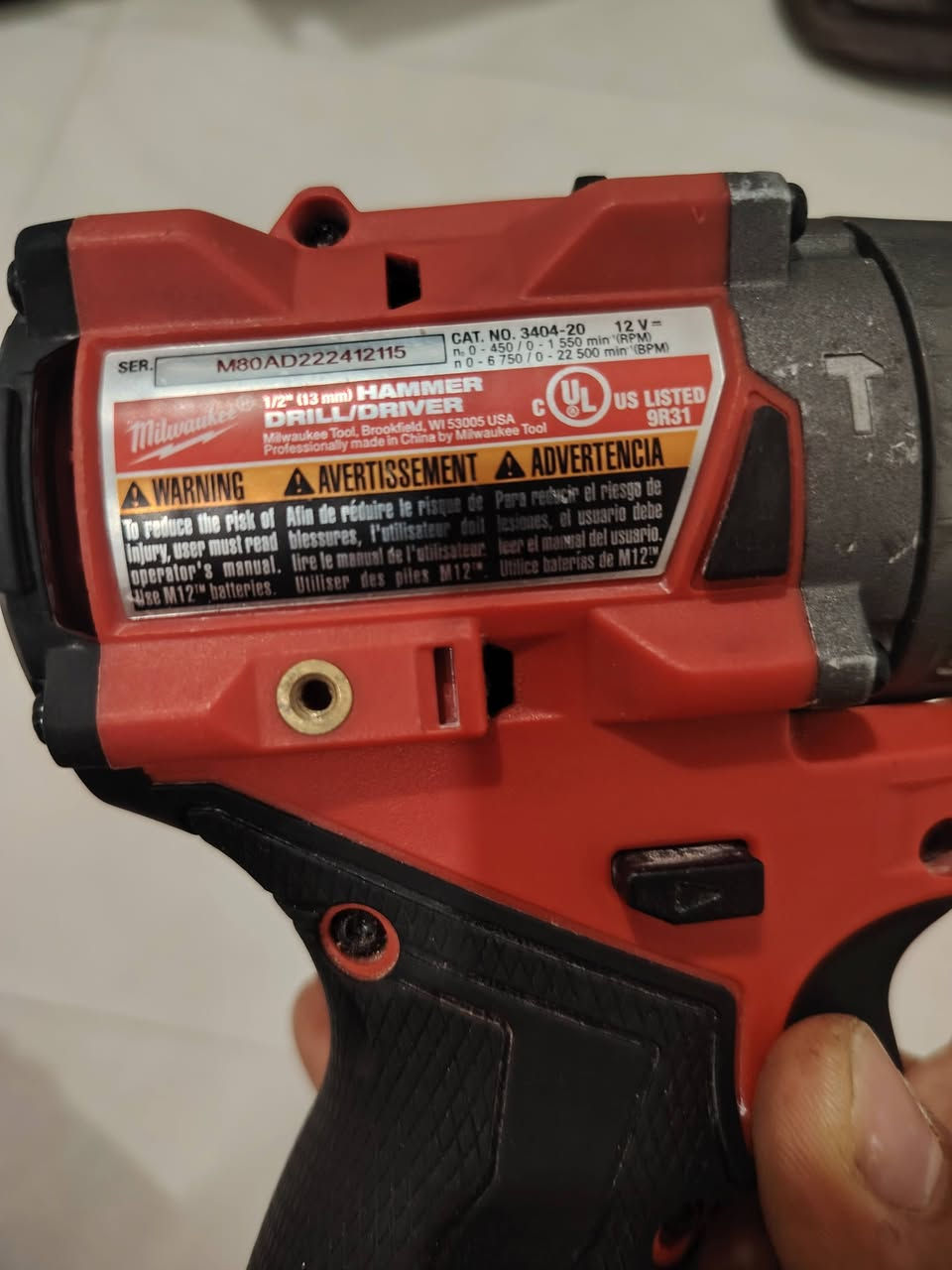 دريل milwaukee m12 مستعمل مع بطارية 2A للبيع السعر 135


**إذا كنت صاحب هذا الإعلان وتريد حذفه لأي سبب، رجاءا أرسل رسالة إلى الدعم الفني**