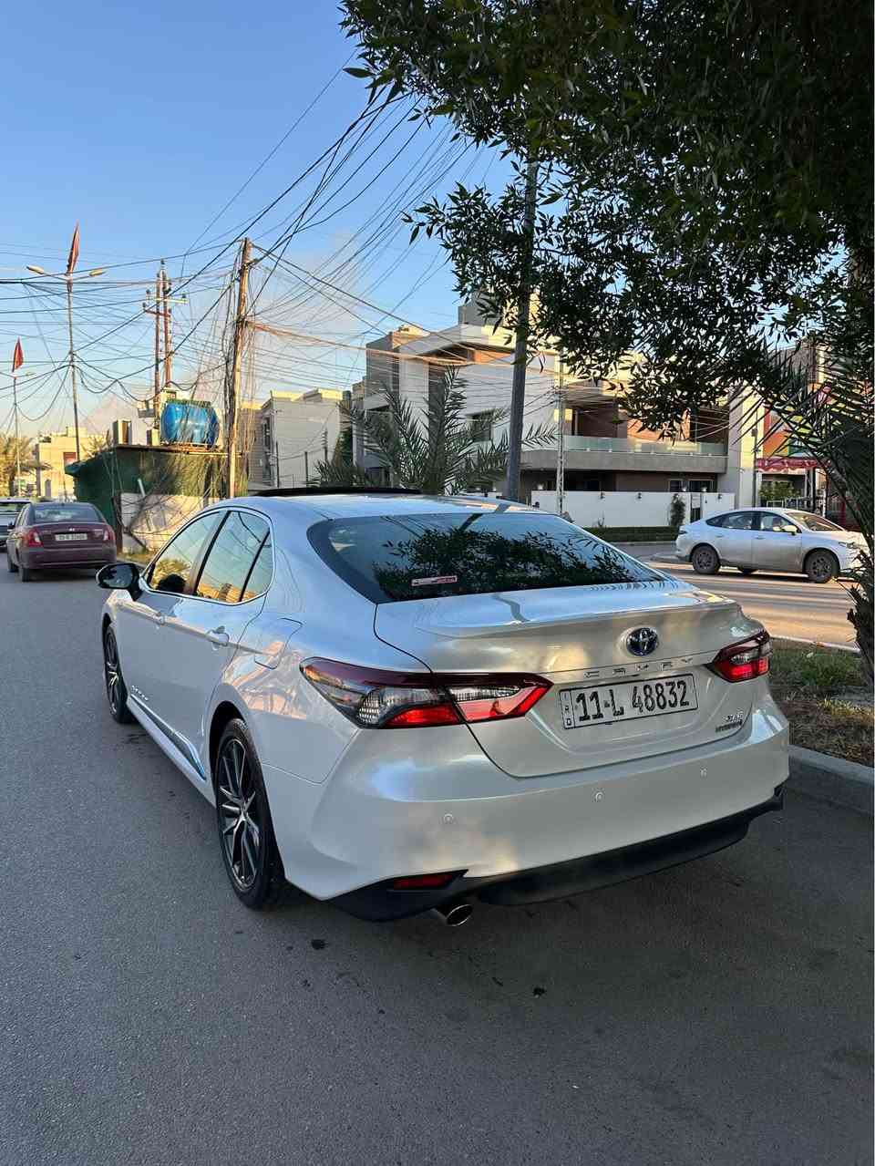 السلام عليكم
تيوتا كامري 2024خليجيه وكاله عبد الطيف فول مواصفات
فتحه وبصمه وجلد وبرده كهرباء 
مكفوله كفاله عامه ماشيه 37الف كيلو مكاني السيديه
السعر 248ومجالها بسيط
*********** بغداد, العراق
