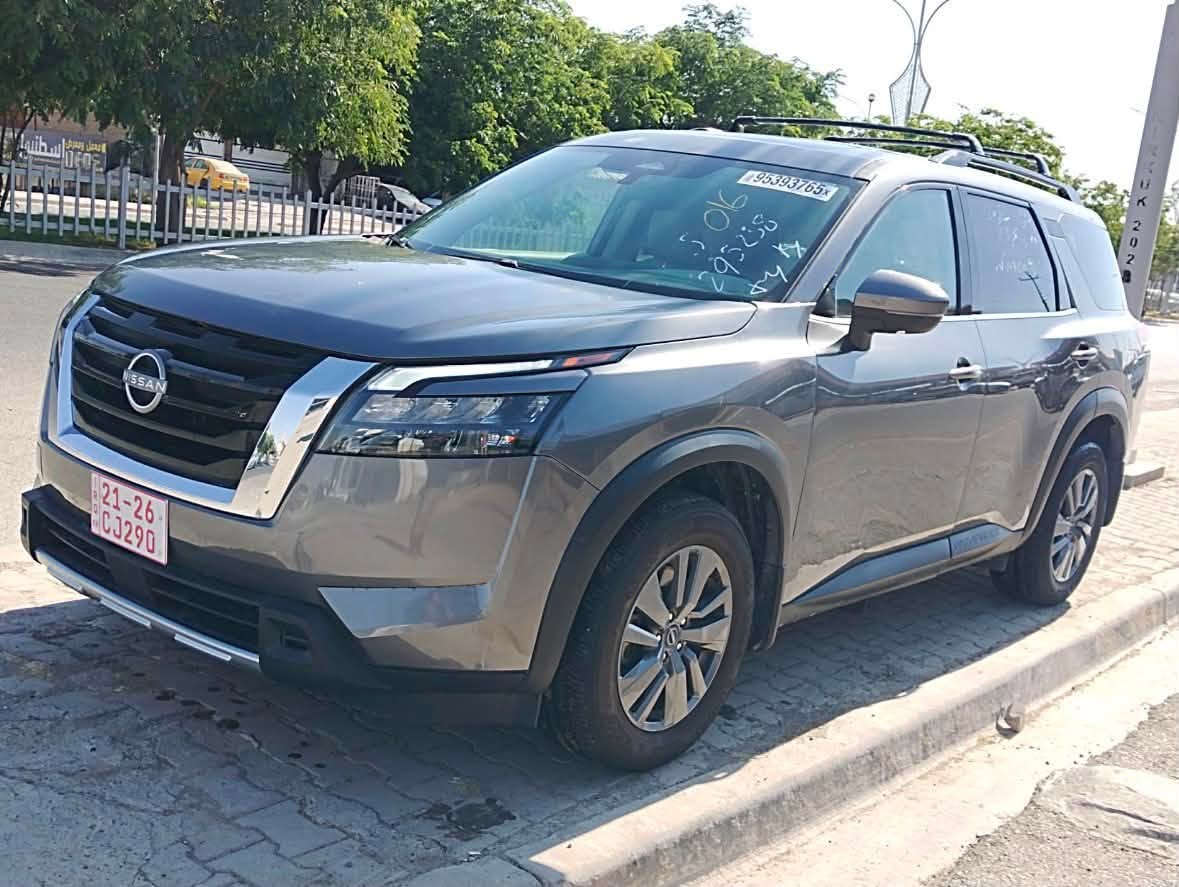 2024 Nissan Pathfinder, SV 
السيارة كــاتـــي تتـــرقم .اربــيل ..سليمانية ..دهوك
السيــارة بدون صبغ… فقط تعديل راس الچاملخ  .. مع رصعة  في حافة البنيد  
بدون شواصي بدون دواخل. جميع الإرباكات سليمة. 
العداد 9 الف مايل
مواصفات 
بانـوراما. 
دخول ذكي 
بصمة تشغيل وتشغيل عن بعد
داخل لون ابيض👌 
حـجم المحرك V6..3500
اوتوماتيك 9سرعات مع تبديل يدوي للمقود
مقاعد vip
رادار امامي وخلفي وجوانب. 
 نقطعة عمياء تحديد المسار 
شاشة كبيرة اندرويد
ومواصفات كثيرة اخرى. 
رقم الشاصي 5N1DR3BB5RC295238

للاستفسار اكثر عن السيارة يرجى مراجعة معرض المربد لتجارة السيارات كركوك حي الخضراء شارع المعارض. أو الاتصال على الرقم 
***********
