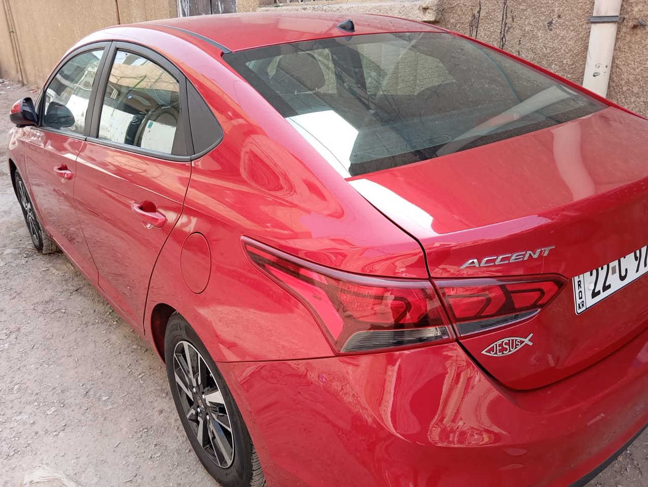 اكسنت 220 امريكي ضربته كما موضح بل صوره سياره جديده  وبسمنه***********
