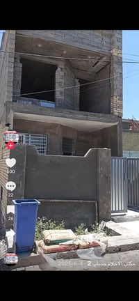 بيت للبيع منطقه شهداء البياع /شارع مدرسه الصقور الاهليه منطقه كامل خدم...