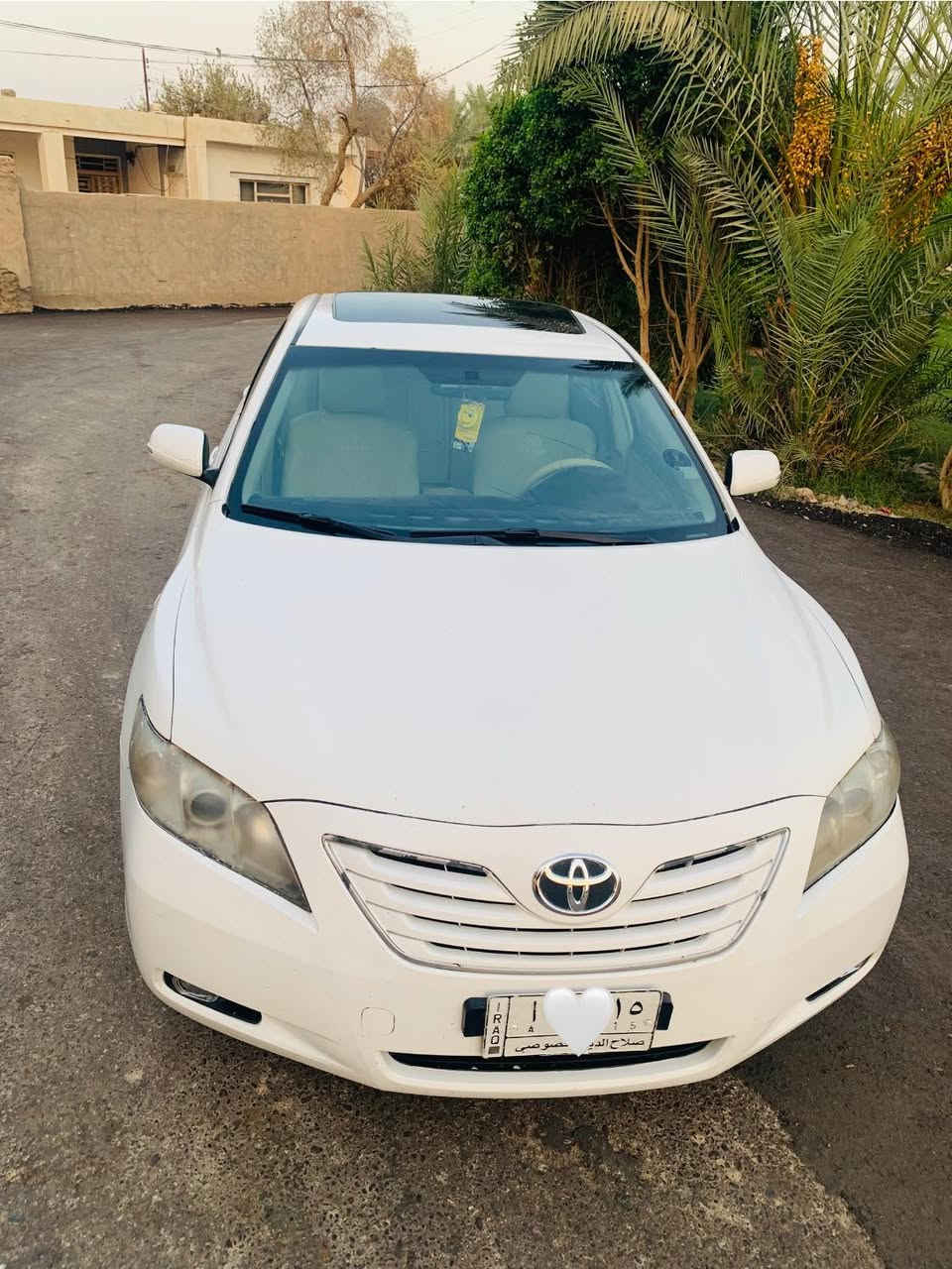 …السلام‎عليكم 
‎للبيع.. 
‎كامري 2008 خليجي سعودي فول مواصفات 
Glx 
‎رقم صلاح الدين وسنوية جديد 2027
‎سلايت 
‎تبريد قطعتين 
‎كشن كهرباء 
‎حساسات 
‎صاج 
‎شاشة + كامرة 
‎تحكمات ستيرن 
‎بردة خلفية 
‎اشاير بالمري 
‎ كير محرك خير من الله 
السعر ١٢٥ وبيها مجال للشراي 
للاستفسار ***********
