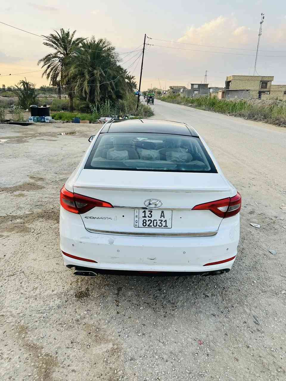 السلام عليكم. سوناتا 2017 خليجي مصبوغه احزام فول مواصفات بانوراما كامرا شاشه بصمه كامرا وباقي تفاصيلها 
سعرها 128 للتواصل الرقم ***********  مكاني كربلاء خابر واعرف تفاصيلها
