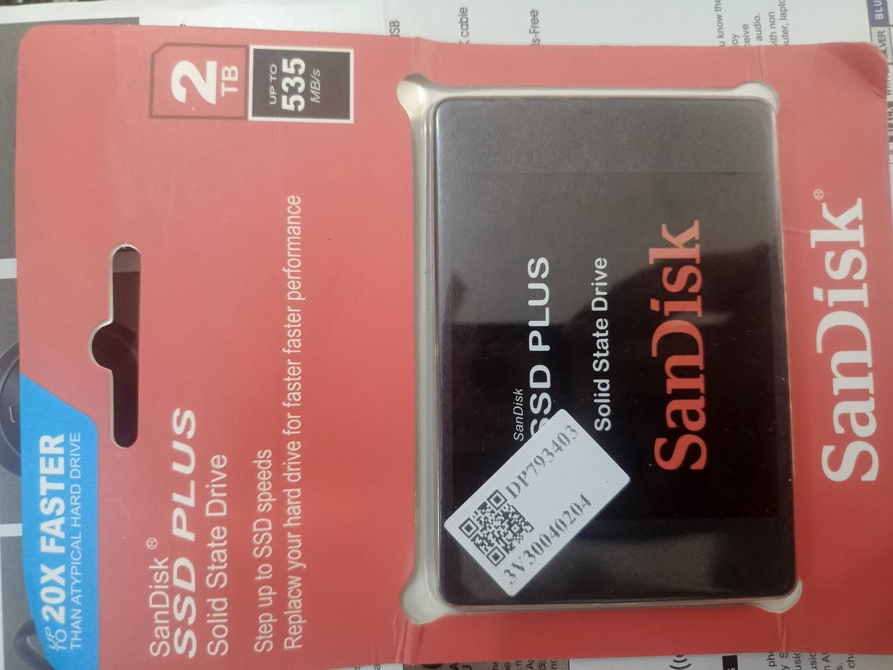 السلام عليكم عندي هاردات ssd 
Kingston 480 GB سعرة 50الف 
هارد SanDisk 2تيرا سرعه فائقة سعره 100 الف 
هارد  Goldenfir 512 GB سعرة 50 الف
هارد KingS pec 4 تيرا سعرة 150 الف 
لايوجد توصيل 
تجي تفحص عندي بالبيت وتاخذه الف عافيه 
العنوان بغداد الشعب حي اور 
***********
