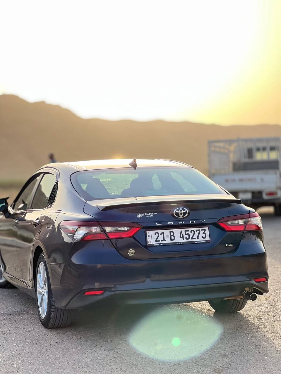 كامري للبيع موديل2022LE
بدون ضرر داخلي شرط بدون ايرباك شرط
٣قطع كلير امريكي فقط
رقم جديد سليمانيه
سنويه جديده بسمي لحد ٢٠٣٠
السعر 190 وبيها مجال قليل 

العنوان صلاح الدين الشرقاط قرية سديره سفلى
للإستفسار***********
