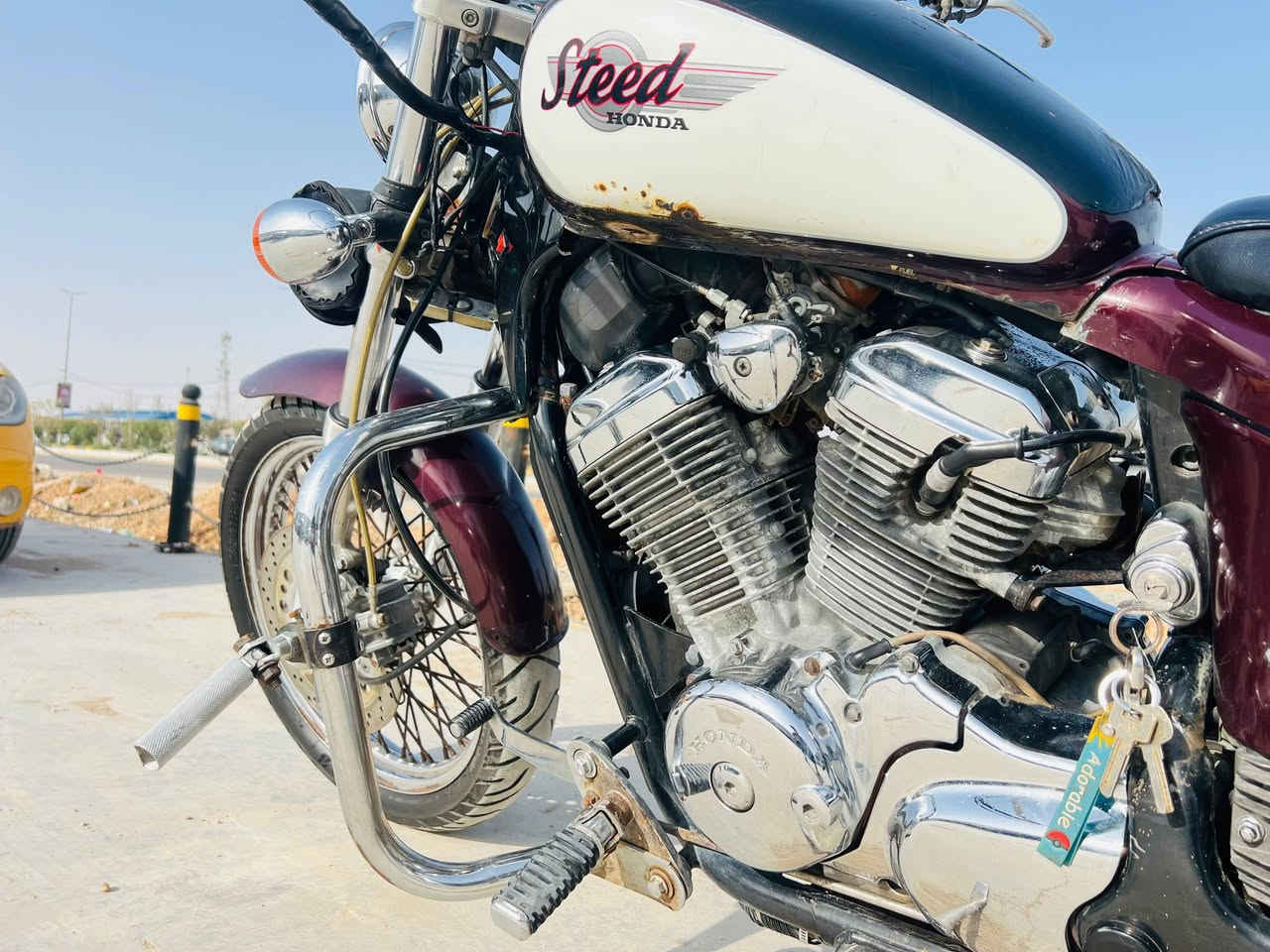 ألسلام عليگم أحبتي.... 🧿💫
...للبيع ❤️‍🔥 الشراي يدلل.🫂
Honda Steed. 400cc
قطعه مرتبه.،🫂 ومكفوله❤️‍🔥
 كير مكينه كلجات جدد جدد 👌💕
مرقمه بغداد الحبيبه وبسمنه احبتي
 🛌 .....وارقام الجدد نكليزي ،🫀
GOD 🧿❤️
عليهه ادامه كامله من كابريتر بلكات من فلاتر بانزين ودهن وكوله اصلي 🧘‍♂️
درع كامل امامي  
زوج تايرات نضاف خلفي امامي 
سكان تفصال ومتوفر غير قطعه اذا ماراغبه 💯🦋
.... 
ومابيها اي مشاكل الحمد الله
 فقط ملاحضات جدا بسيطه 💯
السعر
16$
وبيهه مجال بسيط
مكانهه. كربلاءء ومتوفر نقل للراغب 🫀...
اخوكم سيد مهدي  ***********
