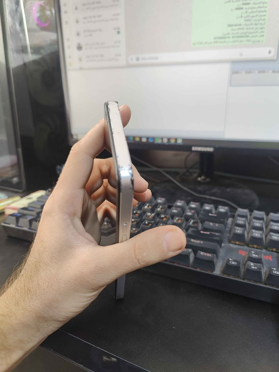 تكنو سبارك 10 برو 
ذاكره 256 عشوائيه 8
مبدل شاشه
ريلمي gt master 
ذاكره 256 عشوائيه 8
مبلد شاشه تفصيخ 
سامسونك j 8
ذاكره 32
مبدل شاشه 
اي استفسار خاص


**إذا كنت صاحب هذا الإعلان وتريد حذفه لأي سبب، رجاءا أرسل رسالة إلى الدعم الفني**