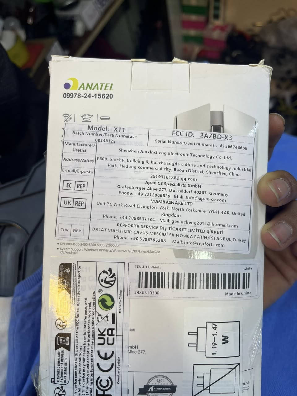 ماوس من شركة ATTACK SHARK
X11

جديد فقط مفتوح الكارتون كامل ملحقات مع ستيكرات قيم واخذ


**إذا كنت صاحب هذا الإعلان وتريد حذفه لأي سبب، رجاءا أرسل رسالة إلى الدعم الفني**