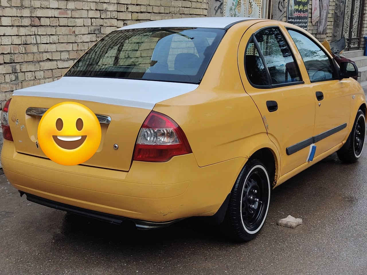 السلام عليكم 
طيبة 2015 مكفوله من الضربة والصبغ مكينه مكفوله تبريد شغال كهرائيات كلها شغاله سنويه لل2031 باسمي رقم نكليزي بيها الرابع يفلت والكلج تعبان الباقي كله خير من الله 
مكاني بغداد 
السعر 35 وبيها مجال بسيط 
***********
