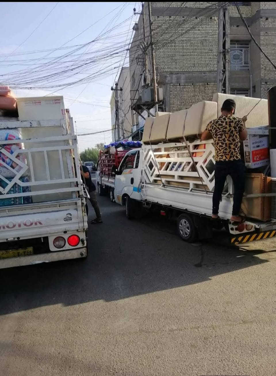 السلام عليكم🙋‍♂️ زبائننا الكرام
***********
*********** اتصال/ *يوجدلدينا كيا حمل لنقل الأثاث داخل وخارج بغداد وبسمايه وجميع المحافظات🌎🧿وبأسعار مناسبا 💸💸💸💸
***********
***********اتصال/ ويانه كلشي سهل باذن الله 
 من نقل الاثاث العام 🌹والتحويلات من بيت💚الى بيت* اخر 🏘️ 💒🏯🏯🏯🏯🏯
ومن بغداد الى المحافظات او بالعكس
 توجد سيارات (كيا بنگو/🚛/) وكادر كامل من العمال الموهوبين في حمل الاثاث الاتصال على الرقام التاليه ***********☎️ 
         ***********☎️
