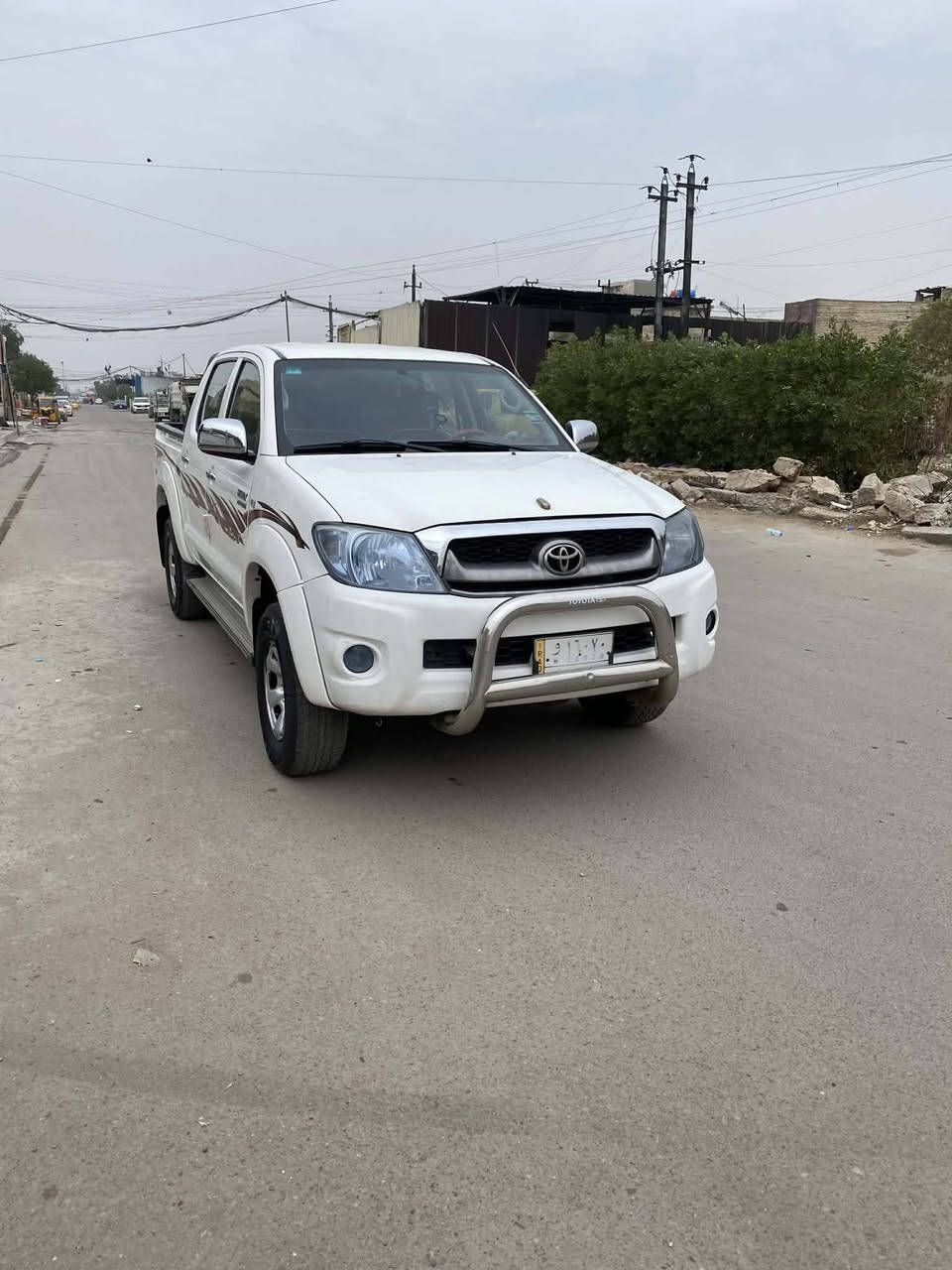 اسلام عليكم عندي بيكم هيلوكس فور ويل عليه سياره جديده مكينه كير اكسن مكفولات  مكفوله من ضربه و صبغ موديل 2006 رقم بغداد مشروع وطني بسمي مكاني بغداد مدينت اصدر اسعر 155 وبيهه مجال قليل لاستفسار 
 ***********
