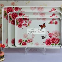 صواني ميلامين • 3 قطع • أصلي قوي