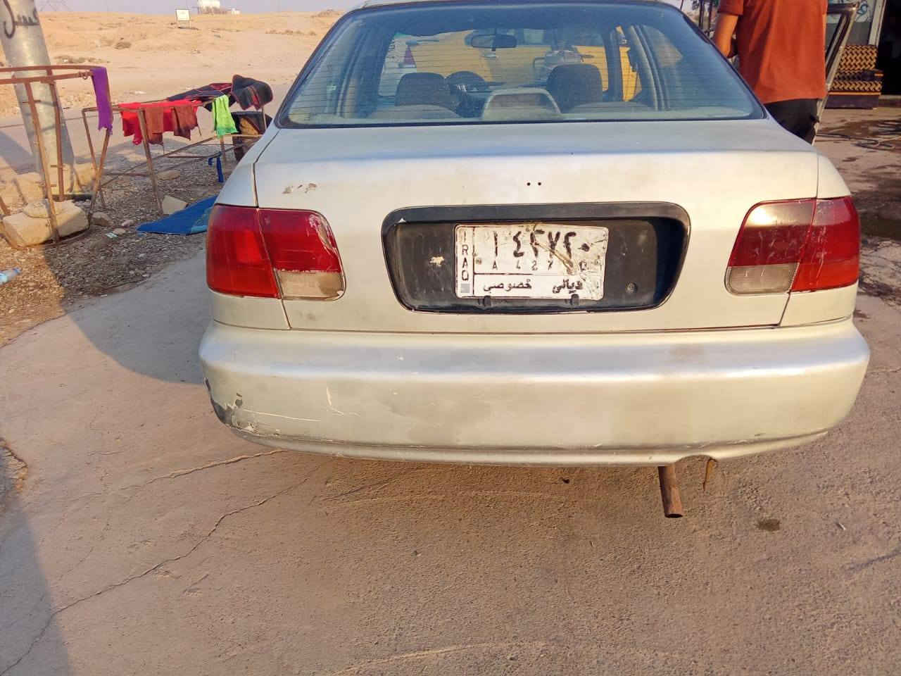 هوندا سيفك موديل ١٩٩٦رقم الماني ديالى السنويه نافذه ٢٠١٩راعيها بخانقين مااندله بيها صوت بالكور ونقص باور ستيرن گير عادي جيد  والباقي شوف العين السعر ١٢ورقه موجود عالواتساب ***********
