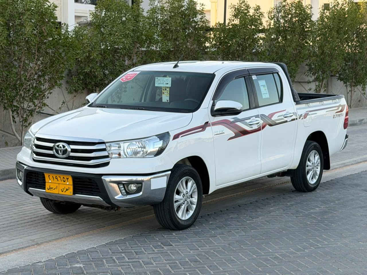 هايلوكس 2021 كفاله عامه حتئ من البارد  السعر 238وبي مجال ساز فول 1/1 بصمه وتبريد كشنات وتبريد قطعتين بيانو بصمه ابواب شاحن لاسلكي مرايات شفط كروس سرعة شاشة كبيره وكامره خلفيه وباقي المواصفات المعروفه سياره جديده كلش تحويل او وكاله سنويه لـ30  للاستفسار***********
