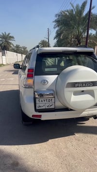 برادو موديل2012 6 سلندر  فتحة بالسقف ، كشنات جلد ورقم شمالي  للتواصل 0...