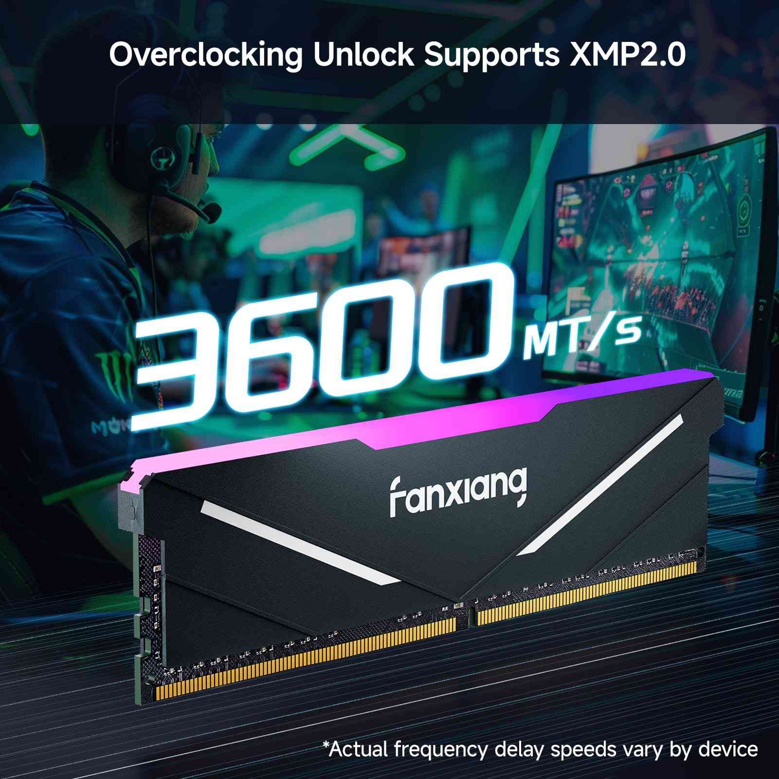 فانكسيانغ ذاكرة RAM DDR4 RGB 32GB (2x16GB) 3600MHz CL18 V1.35، ذاكرة كسر سرعة المعالج لجهاز الكمبيوتر المكتبي، متوافقة مع انتل XMP 2.0 وAMD 225 الف توصيل متوفر كل العراق 🇮🇶


**إذا كنت صاحب هذا الإعلان وتريد حذفه لأي سبب، رجاءا أرسل رسالة إلى الدعم الفني**
