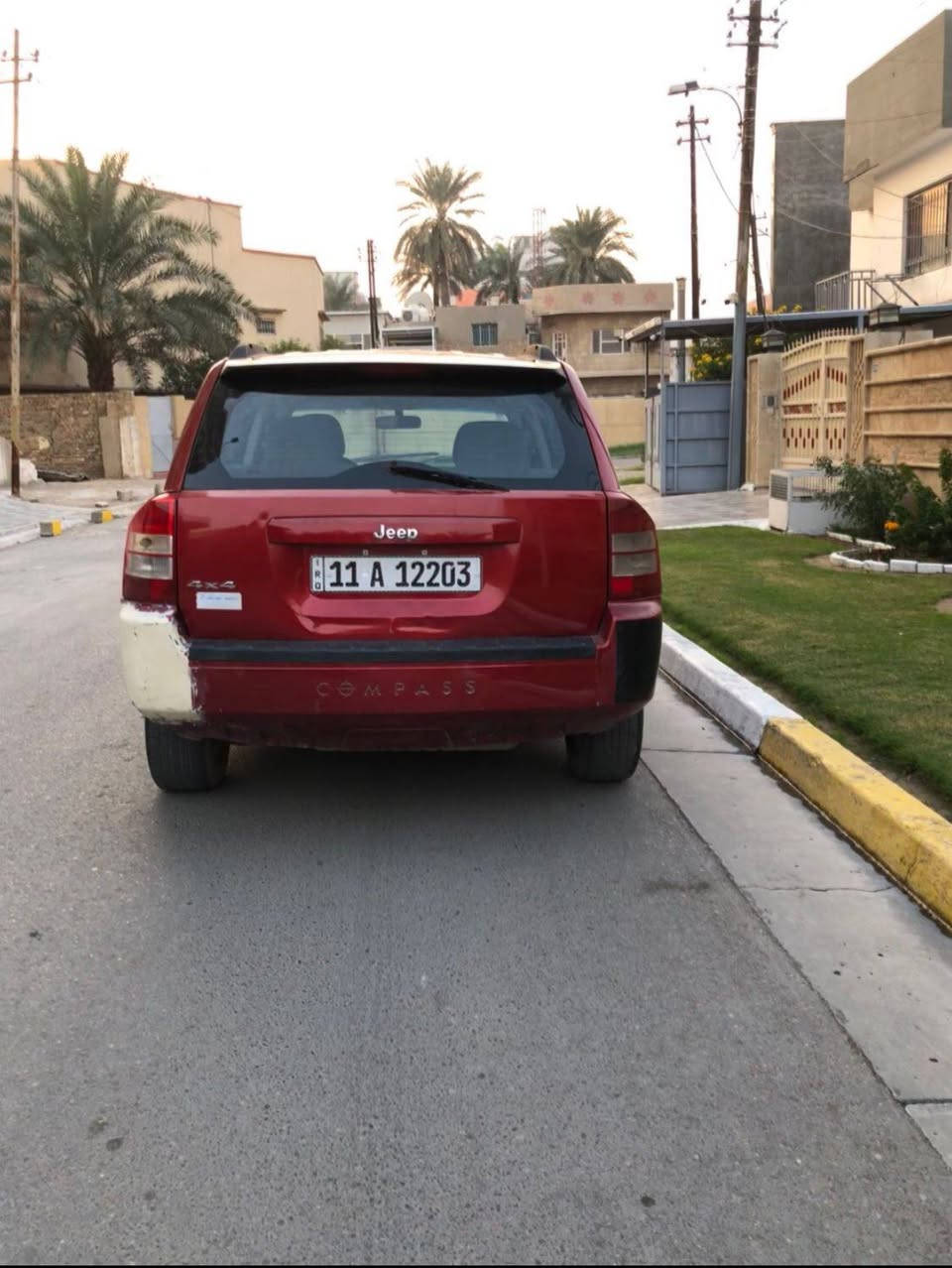 السلام عليكم 
للبيع جيب كومباس 
موديل 2007
رقم بغداد دولي 
بسمي سنويه وهزه جديد 
محرك كير مكفولات 
محرك 4سلندر 2400
حادث جاملغ امامي 
بيها اربع قطع صبغ
اثر جراد وعندي صورها قبل الصبغ
الصدر الامامي بي ملاحظات 
مكان السيارة بغداد حي الجامعه 
السعر 63 وبي مجال انشاء الله
***********
*********** بغداد, العراق
