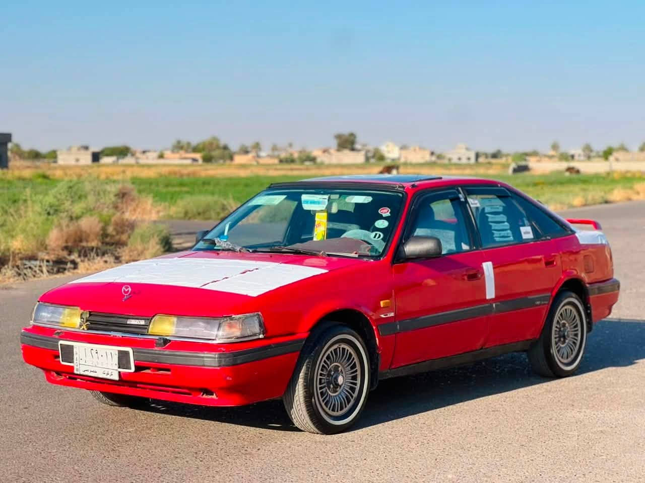 مازده. للبيع 626   بسعر مناسب
كير عادي بلادي  موديل1991
٤جام كهرباء  سلايت باور ستيرن
محرك. /وكير / وصدر /   كهربايات /. كله شرط 
باتري جديد. 
ويل كب
سياره جاهزه من كلشي 
رقم   كركوك الماني
سنويه لل 27
مكان السياره تكريت
مشروع وطني 
السعر 31
وبيها مجال رقم التلفون ***********
