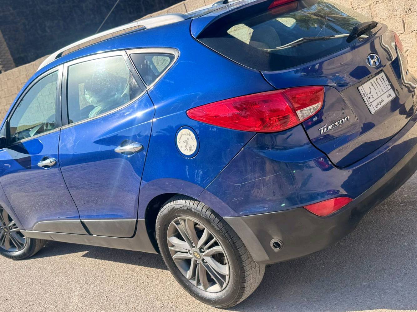 سيارة توكسان ٢٠١٥ كلين اللون ازرق قطعتين تبريد سنوية ٢٠٢٩ محرك ٢٤٠٠ تحتوي منظومة غاز ⛽️ يعني انسى الدوانز 
العنوان ديالى / جديدة الشط 