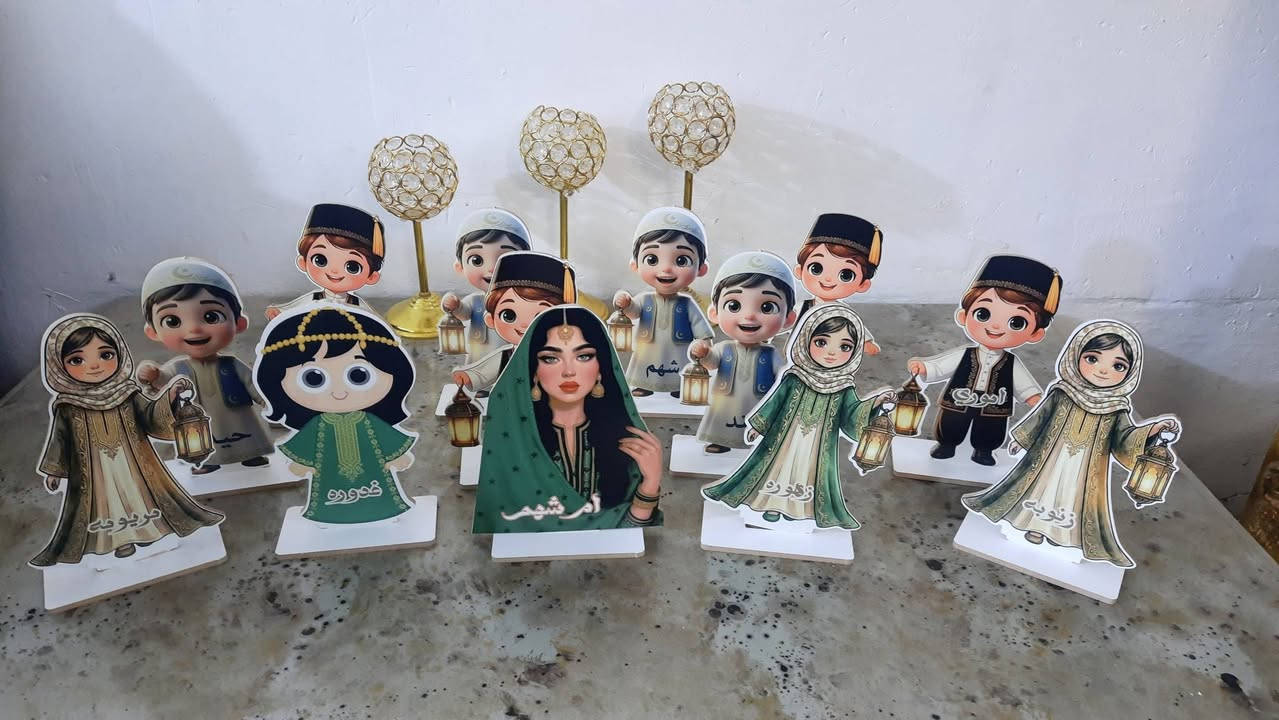 انفتح الحجز على الكركيعان إلى يوم الثلاثاء نغلق الحجز طباعة الأسماء على المجسمات والستكرات وتوزيعات حسب الطلب ومتوفر توصيل سارعوا بالحجز


**إذا كنت صاحب هذا الإعلان وتريد حذفه لأي سبب، رجاءا أرسل رسالة إلى الدعم الفني**