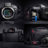 Eos R كانون ٢٠٢٥جديدة استخدام مرة وحدة فقط وياهة رام و جنطة السعر ١٤٥٠...