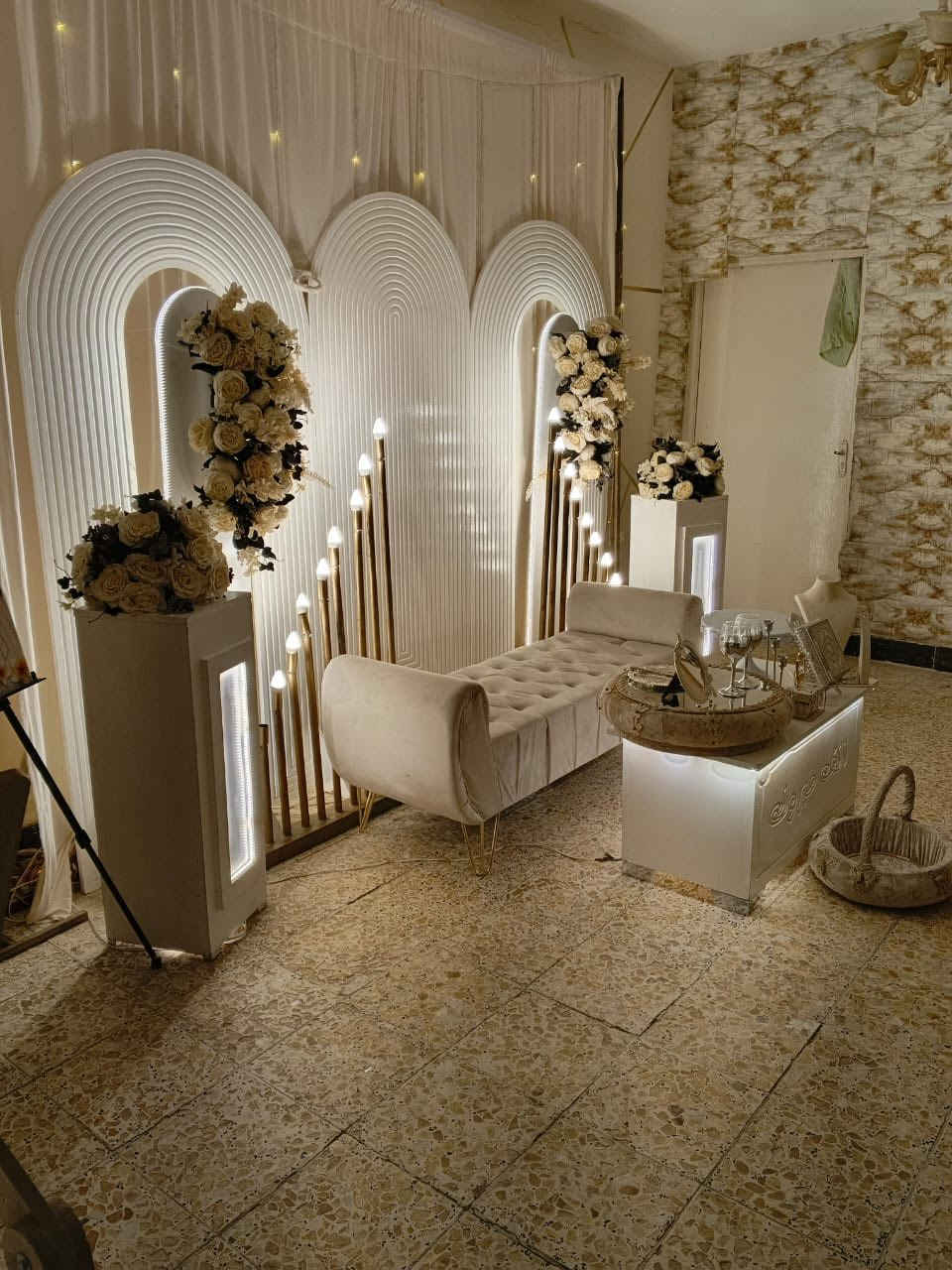 بمناسبة أسبوع الولاية وعيد الغدير الأغر

، نعلن لكم عن بدء تخفيضاتنا  كافة الكوشات ولمدة أسبوع كامل. شاركونا الفرحة ولا تفوتوا الفرصة  
🫡 

خطوبه💍 ومهر💎 وحنه💍 وعرس💍💍 ميلاد 
تشمل كوشتنا ......
ستاند كوشه خلفي 🥅 شازلون🎎
ميز امامي يتضمن ستاند الكيك ومكملاته(كلاصات العرسان وماعون وشوكه وسكين وحامله قطعه الكيك)
صينيه بخت وبياضات🧿🪬🧿 وقند ومشط ومرايا 
منيكان الذهب💍💍 بوكس حلقات
مغطس ....
#كوشات #كوشه #زفة عرس #مهر #حنه   #خطوبه
#نعتني #اعيادميلاد بادق التفاصيل 💚♥️💚
للحجز والأستفسار مراسلة الخاص او

709266429 07 واتساب
داخل بغداد فقط ❤️
العنوان سبع البور شارع 60مقابل المستشفى الجديده مكتب حسين الخليج
