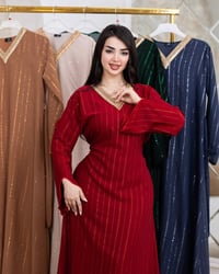 دشداشة نسائية • كشمير كابوي • فري سايز 110 كيلو