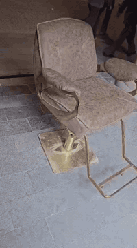 كرسي ضهر ثابت • المسعودي تجهيزات • شارع الرشيد