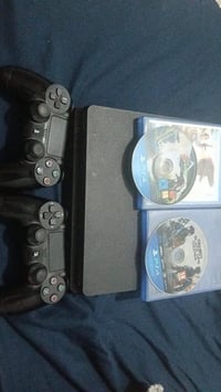 وبركاته   جهاز بلايستيشن 4 سلم (PS4 Slim)  - السعة: 500GB - الحالة: لو...