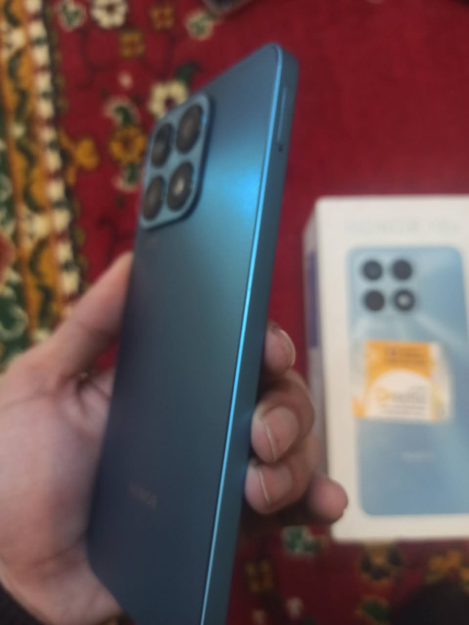 هونرx8aجهاز ولا غلطةنضافة100 ويا كارتون مكفول شرط الفحص 128/8سعره(145🔥وبي مجال) مكاني نجف ورقمي ***********
