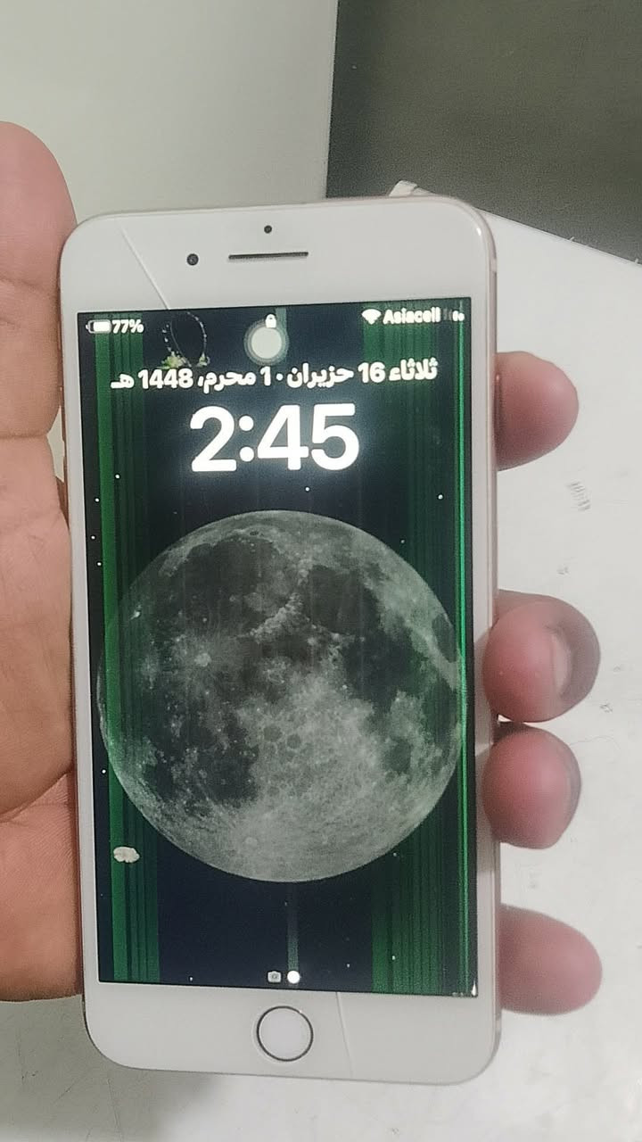 سلام عليكم ايفون 8 للبيع قفل 50 بي فطور بل شاشه شغال كلشي مابي ***********
