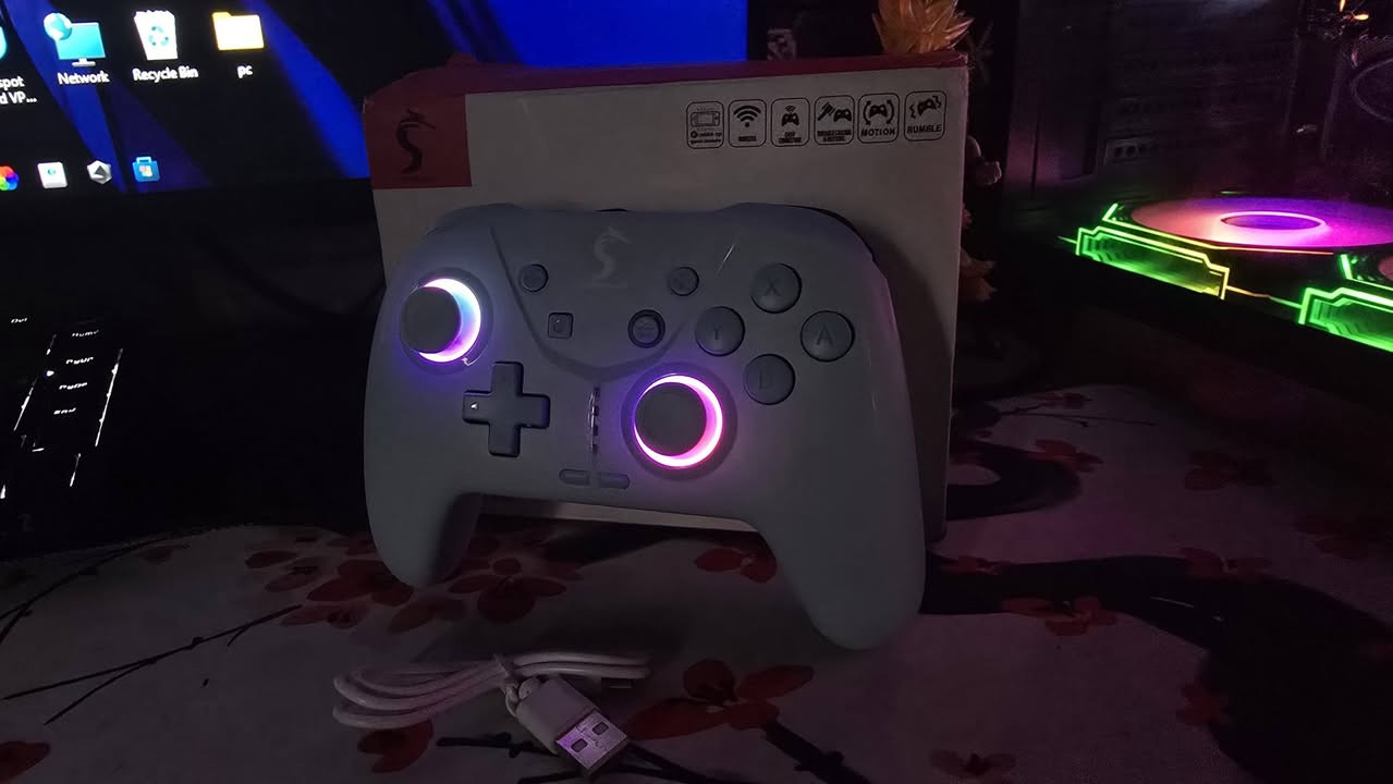 السعر 20ويا التوصيل 25 قفل
Controller Saitake 

الموديل: WD6000.
المميزات تدعم الاتصال اللاسلكي الاهتزاز (Rumble)
مستشعر الحركة (Motion)، وتحتوي على إضاءة


**إذا كنت صاحب هذا الإعلان وتريد حذفه لأي سبب، رجاءا أرسل رسالة إلى الدعم الفني**