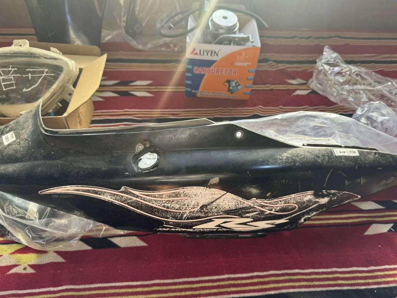 سلام عليكم
شباب كفرات ماكس بلادي ختم واحد سعر 35 ويه لسبايدر

  وكابريتر  جديده مصار اقل شهر من شاده سعر 15

كيج شغال بس ناقصه فيشه شعر 5

فاكيوم نضيف سعر 3


**إذا كنت صاحب هذا الإعلان وتريد حذفه لأي سبب، رجاءا أرسل رسالة إلى الدعم الفني**