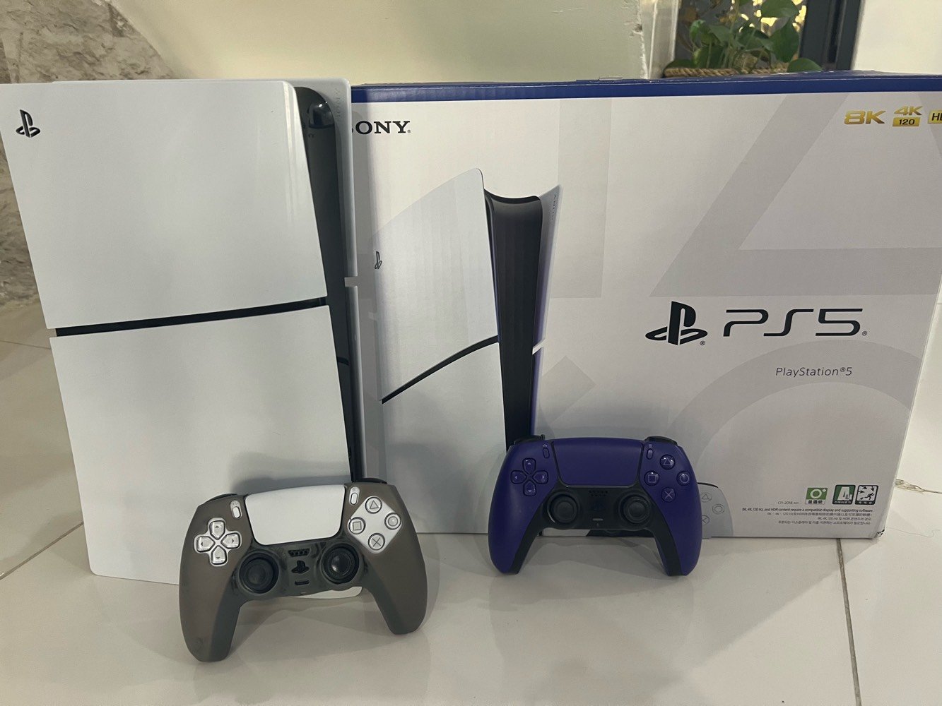 🎮 للبيع PS5 Slim نسخة الأقراص (Disc)

✅ نظافة ممتازة، استخدام شخصي.
✅ سعة 1 تيرا.
✅ كامل الملحقات مع الكارتون.
✅ جوستك أصلي + جوستك ثاني غير أصلي.
✅ الجهاز شغال 100%، بدون أي أعطال أو مشاكل.

💰 السعر النهائي: 850,000 دينار عراقي (غير قابل للتفاوض).

📍 التوصيل داخل أربيل فقط.

📞 للتواصل واتساب أو اتصال: ***********