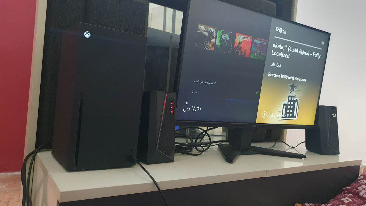 سلام عليكم Xbox series x للبيع كامل هوه وكارتونته واثنين بطاريات وأغراضه كامل وجوستك واحد وبي حساب جيم باس لنهايه الشهر الثالث ولعبه هوغورتس ليغاسي 
السعر خاص وتدللون بغداد, العراق


**إذا كنت صاحب هذا الإعلان وتريد حذفه لأي سبب، رجاءا أرسل رسالة إلى الدعم الفني**