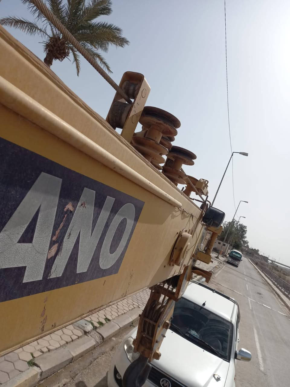 كرين تادانو ١٥طن للبيع موديل ٧٩ كرين خير من الله تحويل ثاني يوم رقمه صدامي تجفيت كامل جكات وسلايتات عوزه بس كهربايات ترتيب ومكينه بيها تبخير شويه السعر ١٦٠ وبي مجال حق الجية لاتصال ***********
