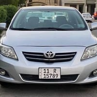 كورلا 2010 محرك 1800   ماشيه 166 بيها 6 قطع صبغ  السياره جاهزه من كلشي...