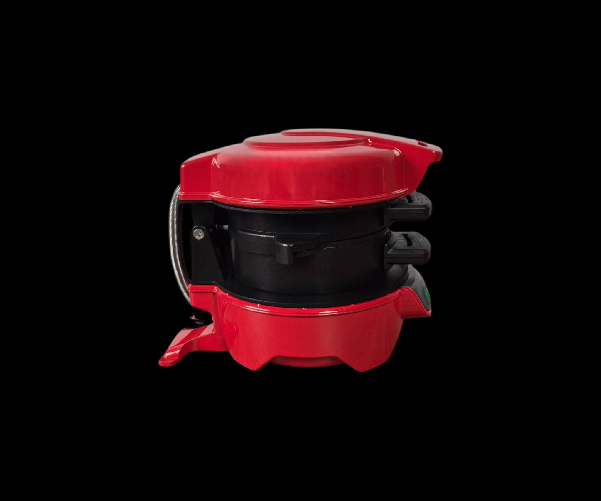 ماكنة صنع البرغر – Silver Love

الاستخدامات:

صنع البرغر المنزلي الشهي بطريقة صحية وسريعة.

قلي البيض أو تحميص الخبز في نفس الجهاز.

مثالية للإفطار أو الوجبات السريعة المنزلية.

المميزات:

قوة 600 واط لتسخين سريع وطهي متساوٍ.

تصميم متعدد الطبقات يسمح بطبخ المكونات بشكل منفصل (خبز، لحم، بيض... إلخ).

طبقة غير لاصقة لتسهيل التنظيف.

مؤشرات ضوئية (تشغيل  جاهزية) لسهولة الاستخدام.

سلك بطول 60 سم لمرونة في التوصيل.

أمان حراري تلقائي يمنع ارتفاع الحرارة الزائد.

مواد آمنة وصديقة للبيئة مع تصنيع عالي الجودة.

محتويات الصندوق:

جهاز مكينة الهمبرغر.

عبوة كرتونية بقياس: 23 سم ارتفاع × 18 سم عرض × 18 سم طول.

ملاحظات:

يُفضّل تنظيف السطح غير اللاصق بقطعة قماش ناعمة بعد كل استخدام.

تجنّب وضع الجهاز في الماء أو غسالة الصحون.

مناسب للاستخدام المنزلي فقط.

يُحفظ بعيدًا عن متناول الأطفال أثناء التشغيل.

لا يمكن استبدال او استرجاع منتجات البالة
للحجز والاستفسار. ***********
