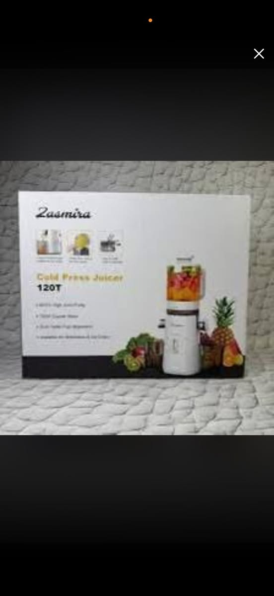 �🍍 عصّارة Zasmira البطيئة – عصير طبيعي 100% بمناسبة رمضان 🌙🥤

✨ الخيار المثالي لمائدة الإفطار والسحور ✨

🔹 عزم دوران عالي لاستخلاص أقصى كمية عصير
🔹 فتحة تعبئة واسعة 120 مم – بدون تقطيع مسبق
🔹 نقاء عصير 99.6% – طعم صافي وغني بالفوائد
🔹 سعة كبيرة 1.5 لتر – تكفي العائلة
🔹 وضع REV لمنع الانسداد وسهولة التشغيل
🔹 تفكيك سريع وتنظيف أسهل

🥕🍎🍍 مثالية لعصير:
برتقال – رمان – أناناس – جزر – تفاح – خضار ورقي


**إذا كنت صاحب هذا الإعلان وتريد حذفه لأي سبب، رجاءا أرسل رسالة إلى الدعم الفني**