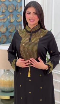 كلابيه كشمير مطاط من ماركه الحسناء  كلوش وحزام  القياسات L XL XXL  كل ...