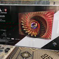 شاشة tcl c8k  حجم 65 اعلى فئة جديدة غير مستخدمة للبيع السعر مليون و550...