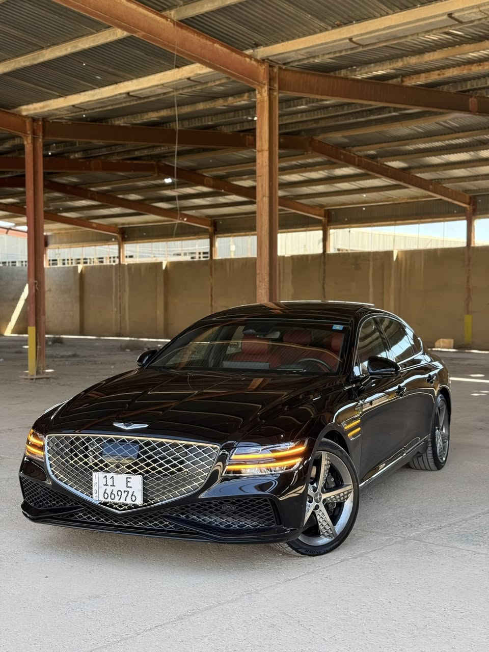 جنسز جي80  سبورت برستيج اعلى فئه
6 سلندر
 Genesis G80
الموديل 2024
الفىه الاولى بالمواصفات
التاير الخلفي يفتر مع التاير الامامي
المحرك 3500 تون تيربو
عدد الاحصنه 385 🐎

العداد 18 الف ونص مايل
رقم بغداد
الضرر بنيد جاملغ تبديل نفس اللون مع صبغ جزء من باب الساىق
ايوباك مقود فقط وراجع سستم
الشاصي والراديترات مكفول
اللغد الايسر متضرر
السعر 320 ورقه 
***********
المواصفات
1.بانوراما
2.برده كهرباء
3.كشنات جلد احمر مع تدفئه وتبريد بالكشنات وكهرباء
4.كشن السائق مساج
5.بانوراما
6.كامرات محيطيه عدد 4
7.السياره تتقدم وترجع بالبصمه
8.حساسات اماميه خلفي
9.اوتو بارك
10.عدادات ثيم متغيره حسب وضعيه القياده
11.نظام 3D  بشاشه العداد
12.نظام صوت lexicon 21 سماعه
13.مره شفط مع auto Dim
14.انظمه قياده عدد 4
15.صندوك كهرباء
16.ويل كب حجم 20 تو سايز
17.كاربون فايبر بالابواب والداشبورد
18.تشغيل عن بعد
19.شفتات بالمقود
20.خزن ميموري
21.خاصيه الخروج المريح
22.صندوك ذكي عن الاقتراب
23.نظام الترحيب عند الاقتراب
24.لايت تفاعلي
25.هاند بريك بصمه
26.اوتو هواد
27.داتا شو
