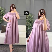 شلحة دبل كلوش • فانيلا زبده • فري سايز ٦٠-١٢٠