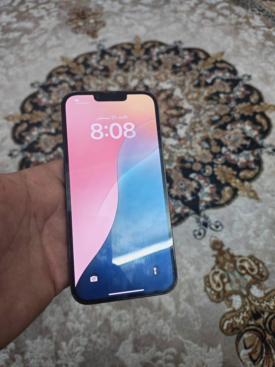 ايفون ١٣ برو ماكس كله بلادي زلغ مابي نضاقه فول الفول كلشي ممبدل بيه مكفول
ذاكره ٥١٢
بطاريه ٨٦
ااسعر ٧٥٠ قفل 
رقمي ***********
