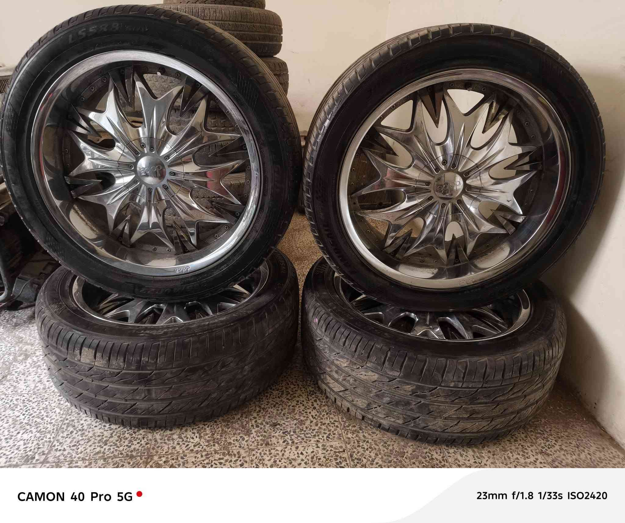 سلام عليكم عدي اوياله مال تاهو جمسي ست براغي الحجم ٢٢ وارد ياباني عليهن  موجوده ماركت الوياله بل صور السعر ٨٥٠ ألف المكان بغداد للستفسار ***********
