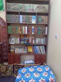 مكتبة • منبر • مكتبة خشبية • منبر خشب • ديكور منزلي • اثاث خشبي • مكتب...