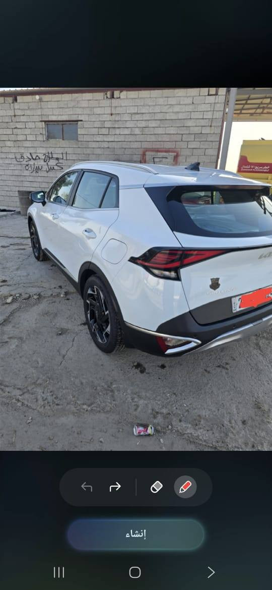 السلام عليكم 
سبورتج 2023
كفالة عامة من كلشي 
ماشية 46km
بحالة الوكالة 
السعر 228 مجال بسيط 
مكان السيارة ديالى /بعقوبة
***********
رقم اربيل السيارة تحويل مباشر
