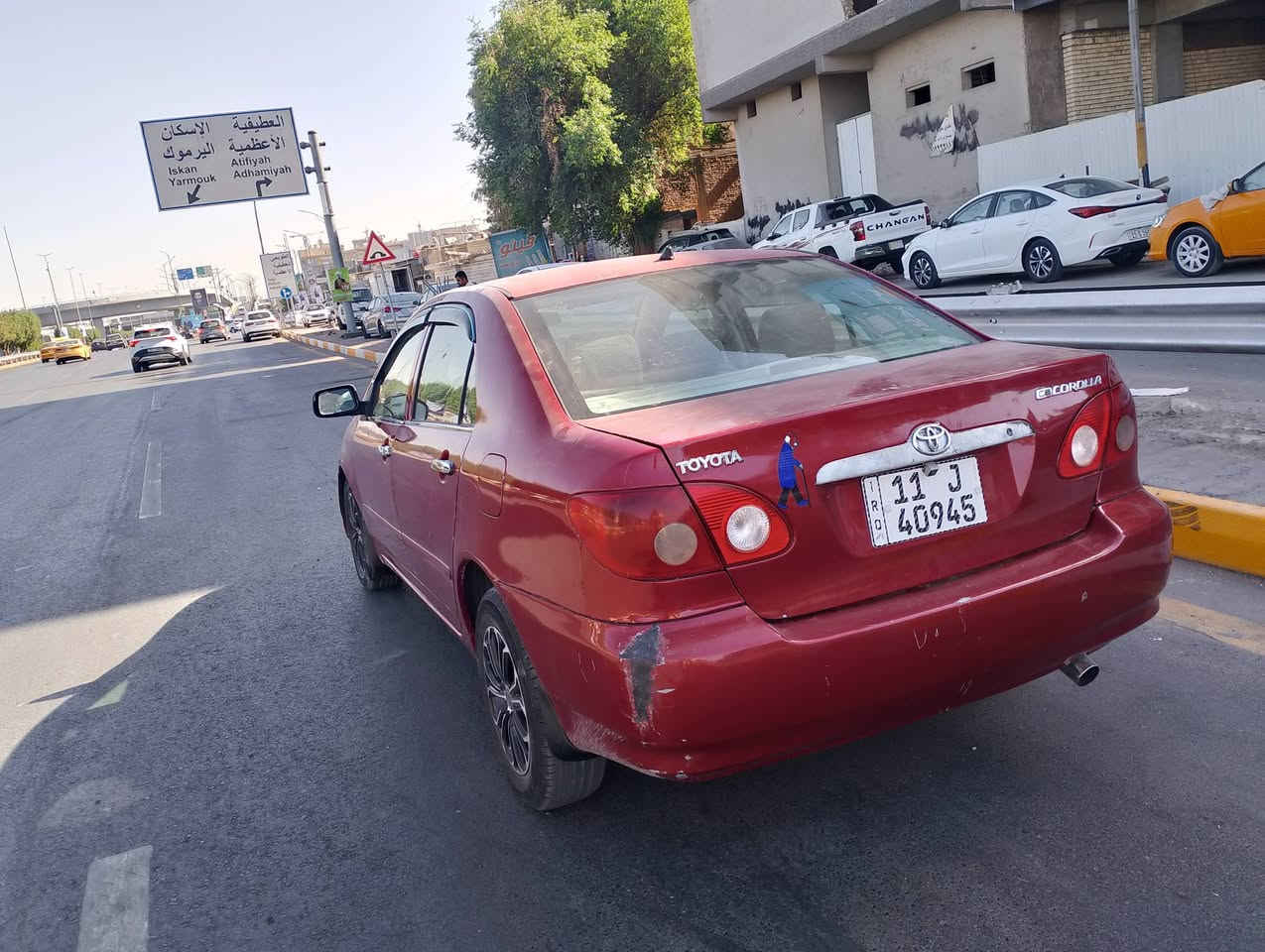 كورلا نحله 2008 بغداد دولي محرك وكير كفاله تبريد ثلج بيها صبغ حزام حادثها جاملغ وبدنه 
الغود والشواصي سليمات. القماره مابيها صبغ جارده السياره 80%نضافتها .غرفتها نظيفه.كهربائيات كلها شغاله 
سياره محركها 1800 المرغوب 
السعر 79ببها مجال بسيط حك الجية 
العنوان بغداد الدوره
رقم***********
