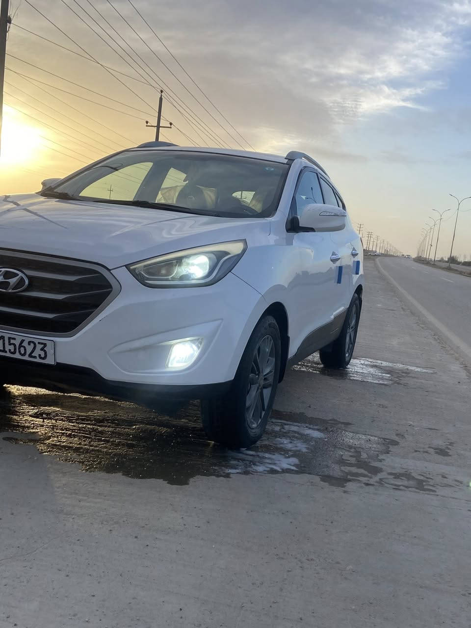 ‏سلام عليكم توسان مديل2015 خليجي بيها رش باب السائق فقط الباقي كافله فول مواصفات سنويه لل٢٩ مكان السياره الدوانيه _قضاء عفك للستفسار الاتصال على الرقم ***********
