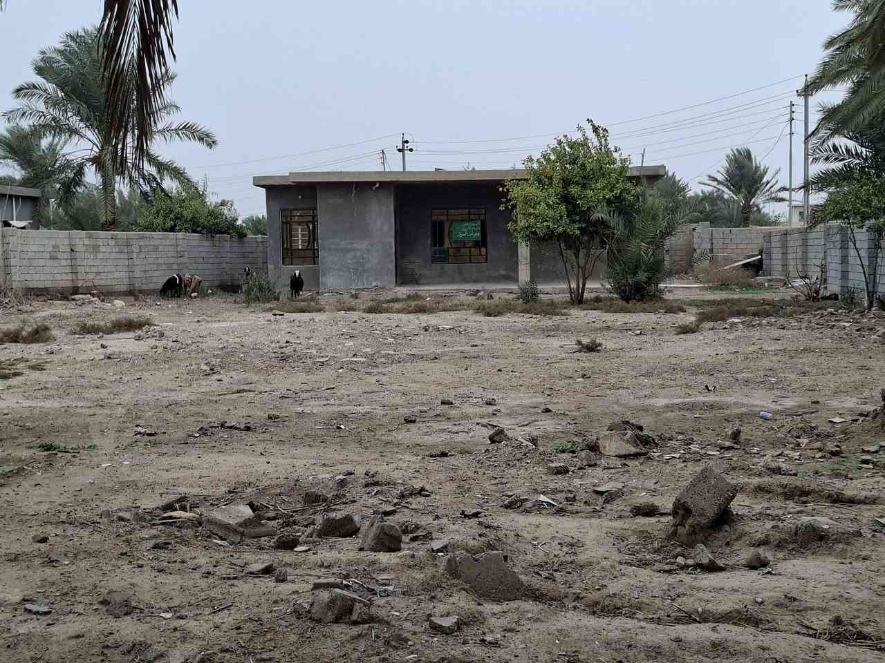 السلام عليكم يوجد أرض زراعيه عقد المساحه دونم ونص متوفره كافه الخدمات معه بيت بناء حديث وجهة الشارع السعر ١٠٠ مليون وبي مجال واسط الحفرية شويفي ***********
